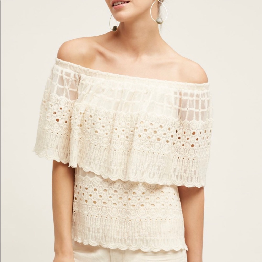 Harlyn Monarola off the shoulder top